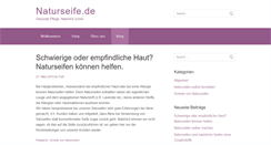 Desktop Screenshot of naturseife.de