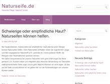 Tablet Screenshot of naturseife.de